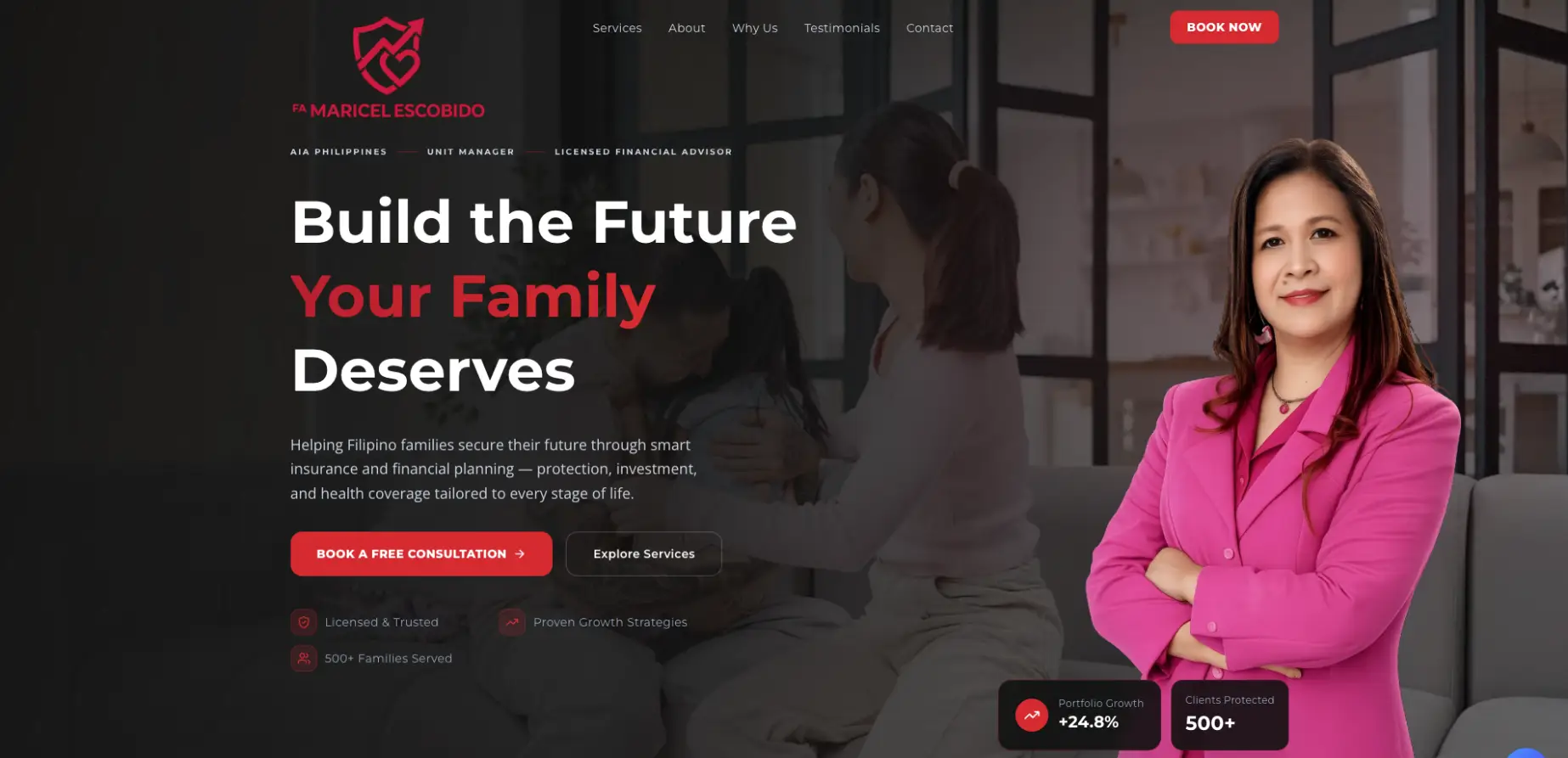Dumlao & Co. Marketing — desktop showcase layout one