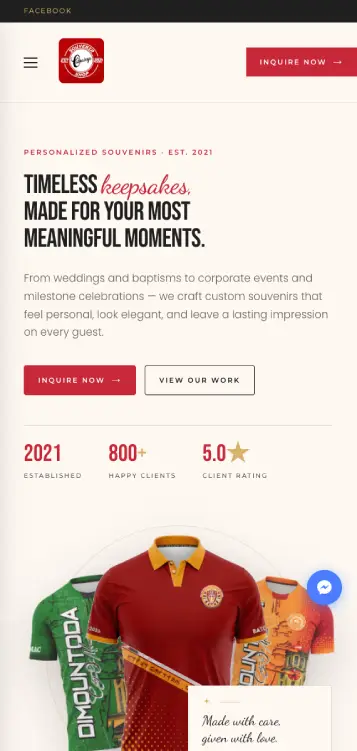Dumlao & Co. Marketing — mobile showcase layout three